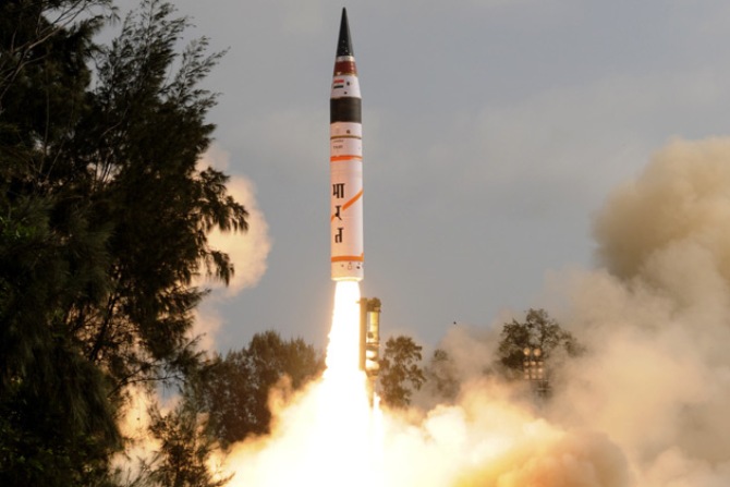 Επικείμενη δοκιμή πυραύλου Agni V στην Ινδία